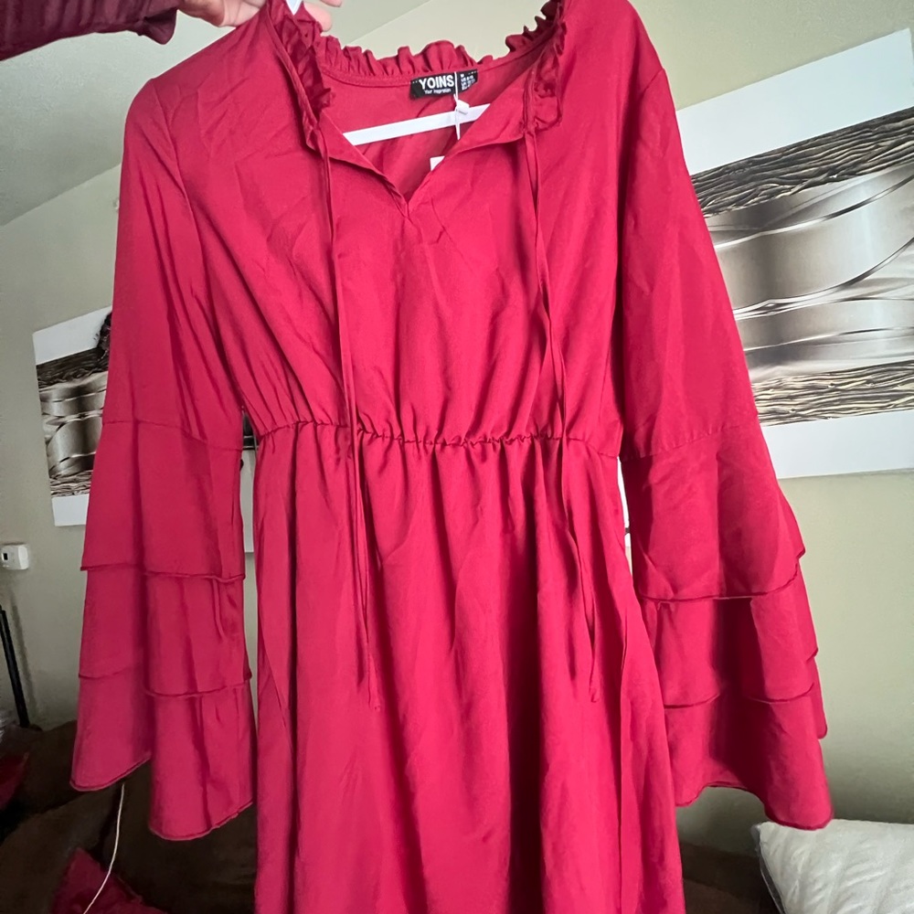 Red dress